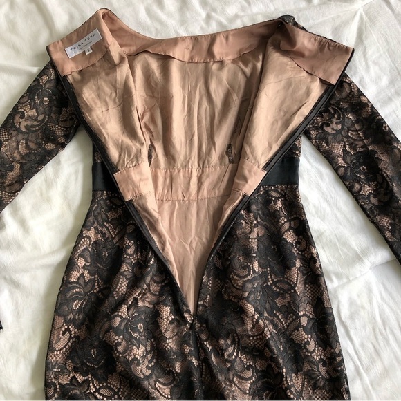 Trina Turk Silk and Lace Cocktail Dress - Picture 9 of 13